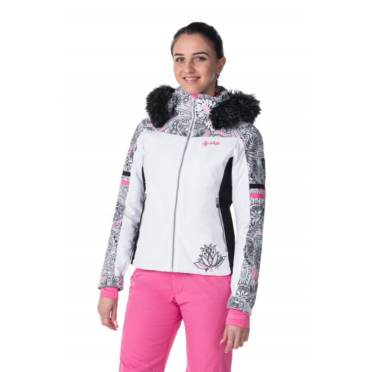 Lady s Ski Jacket with heating system Lena W Heat WHT TOP Price